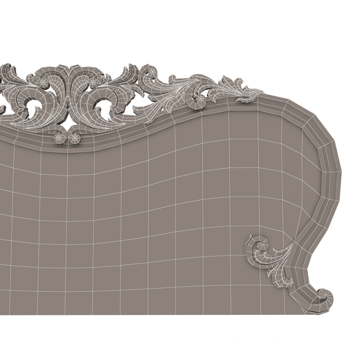 Carved Headboard 01 3D Print 499125