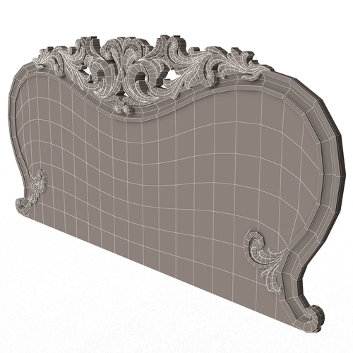 Carved Headboard 01 3D Print 499126