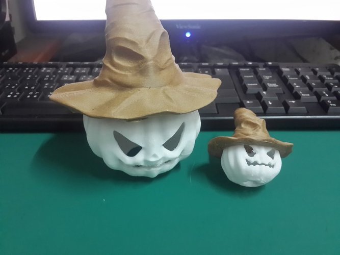 Magic hat + pumpkins 3D Print 49914
