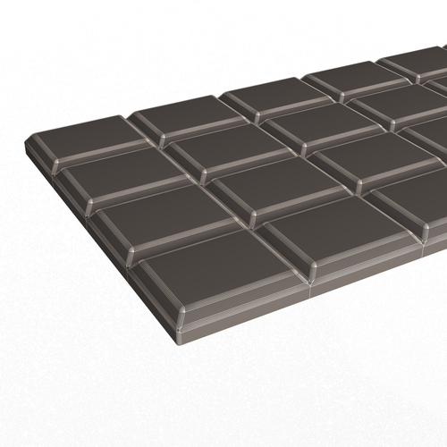 Chocolate Bar 3D Print 499148