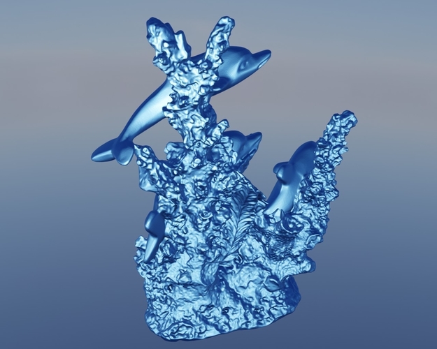 Dolphin corail 3D Print 499160