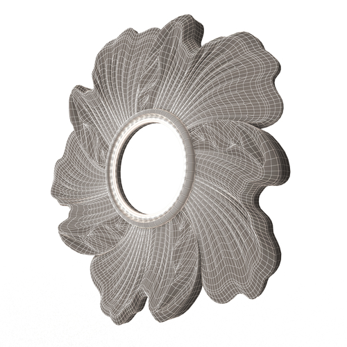 Classic Round Mirror 02 3D Print 499272