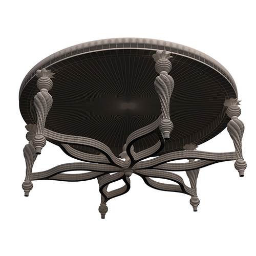 Classic Tea Table Yegane 3D Print 499288