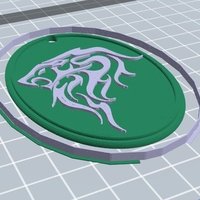 Lion Key Ring Fob - Thumbnail 5