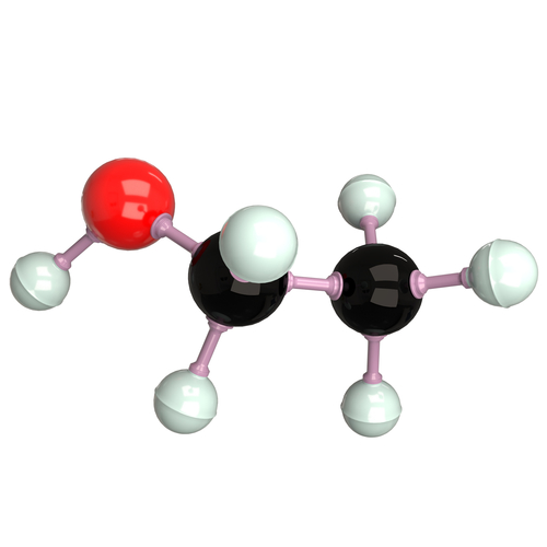 Ethanol Molecule 3D Print 499444