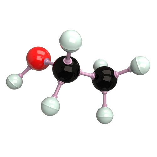 Ethanol Molecule 3D Print 499445