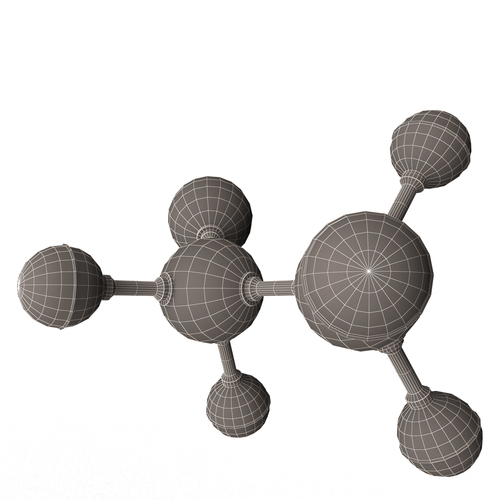 Ethanol Molecule 3D Print 499458