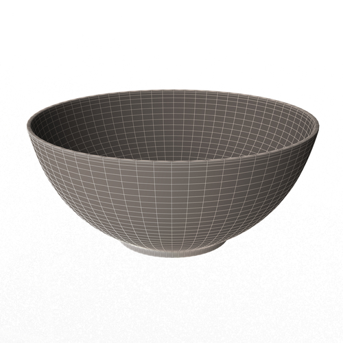 Green and White Cereal Bowl 3D Print 499531