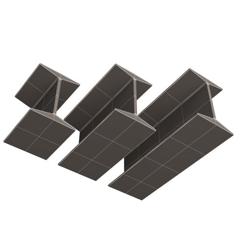 Iron Beams Set 3D Print 499566