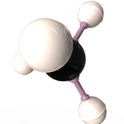 Methane Molecule 3D Print 499587