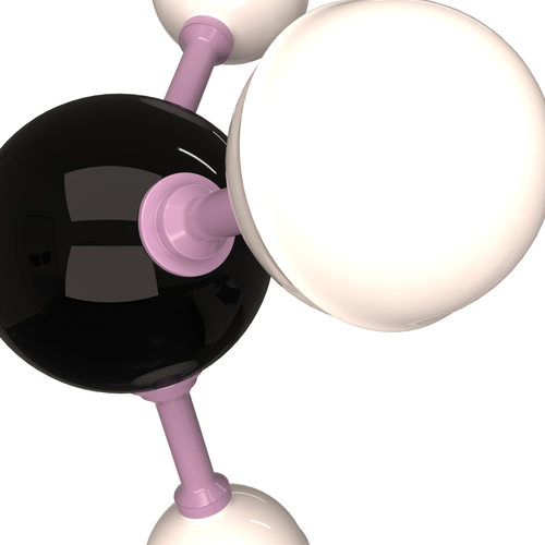 Methane Molecule 3D Print 499589