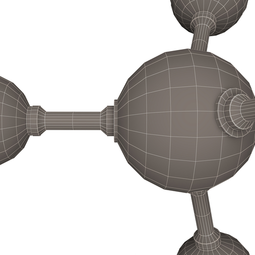 Methane Molecule 3D Print 499602