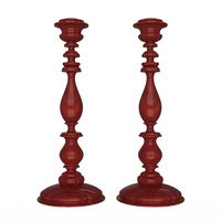 Small Wood Candlestick 3D Printing 499652