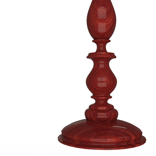 Wood Candlestick 3D Print 499655