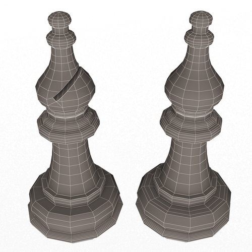 3D Wooden Chess Bishop 3D Print 499695