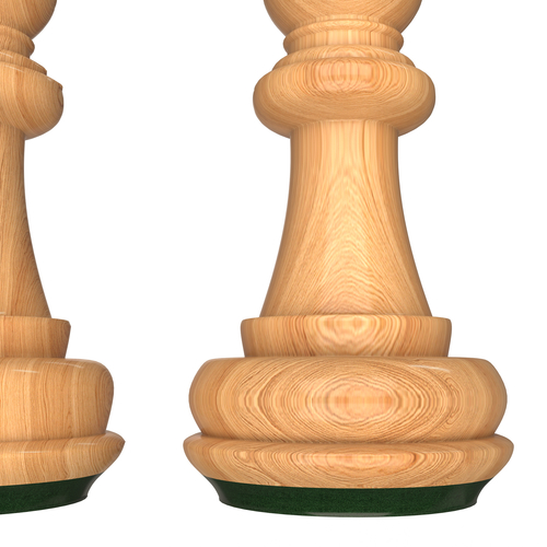 3D Wooden Chess Bishop 3D Print 499705