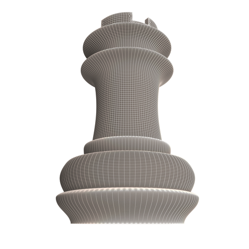 3D Wooden Chess Rook 3D Print 499717