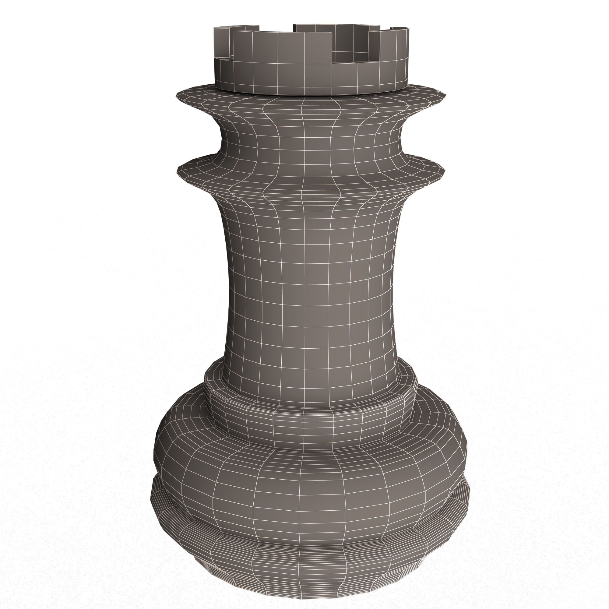 Chess Piece - Rook 3D model 3D printable