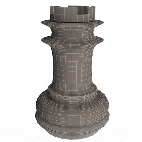 3D Wooden Chess Rook 3D Print 499721