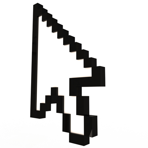 Arrow Cursor 3D Print 499766