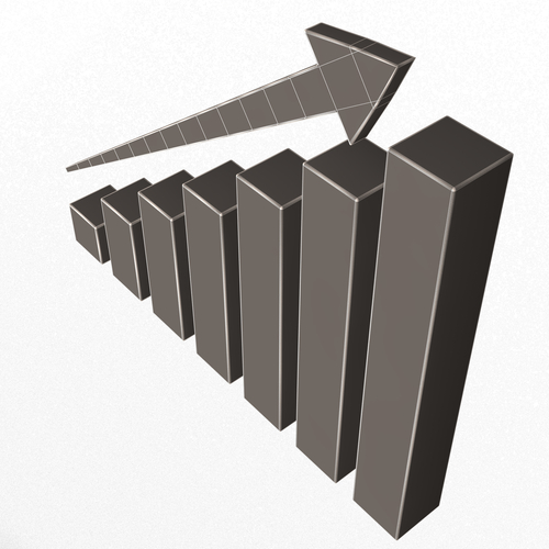 Bar Chart 02 3D Print 499890