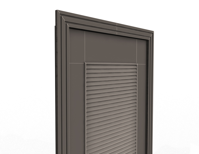 Carved Door Blinds 04 3D Print 499974