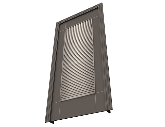 Carved Door Blinds 04 3D Print 499977