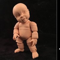 Realistic Articulated Miniature Baby Doll - One Piece - Thumbnail 4