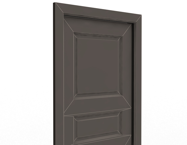 Carved Door Classic 06 3D Print 500040