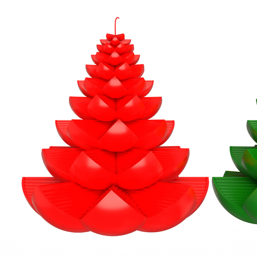 Christmas Tree Candle 3D Print 500055