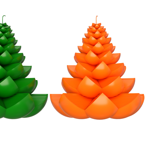 Christmas Tree Candle 3D Print 500056