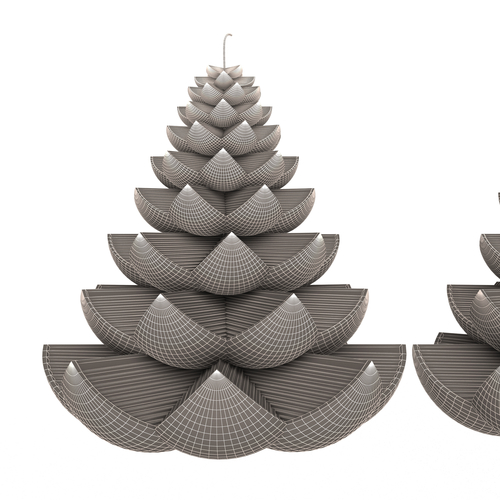 Christmas Tree Candle 3D Print 500061