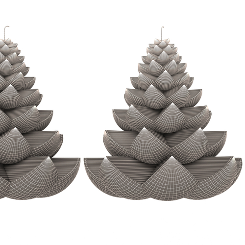 Christmas Tree Candle 3D Print 500062