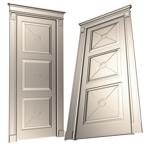 Classic Door 07 3D Print 500077