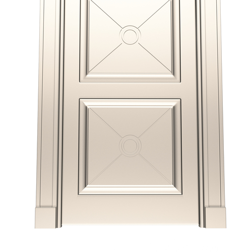 Classic Door 07 3D Print 500081