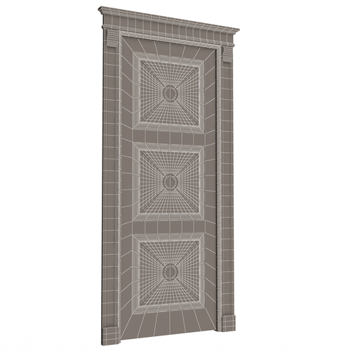 Classic Door 07 3D Print 500083