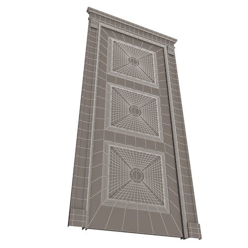 Classic Door 07 3D Print 500084