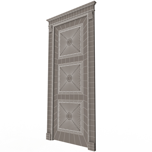 Classic Door 07 3D Print 500085