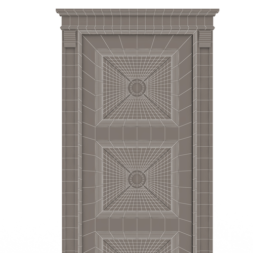 Classic Door 07 3D Print 500086