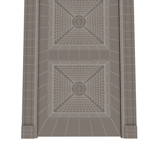 Classic Door 07 3D Print 500087