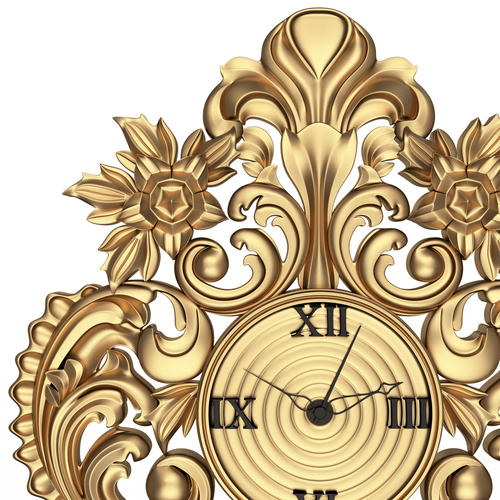 Classic Wall Clock 3D Print 500104