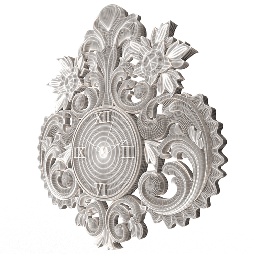 Classic Wall Clock 3D Print 500109