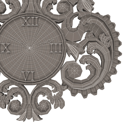 Classic Wall Clock 3D Print 500117