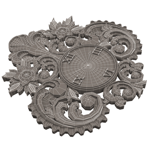 Classic Wall Clock 3D Print 500118