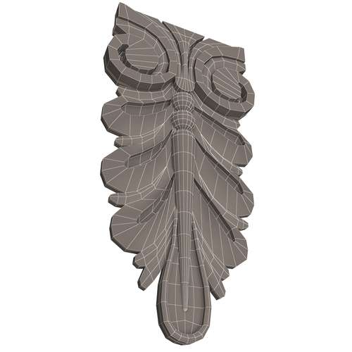 Corbel Carved 04 3D Print 500159