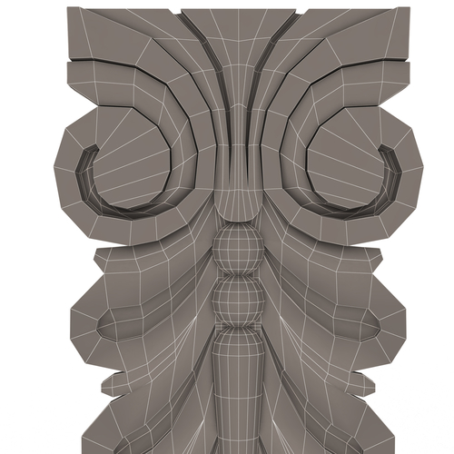 Corbel Carved 04 3D Print 500161