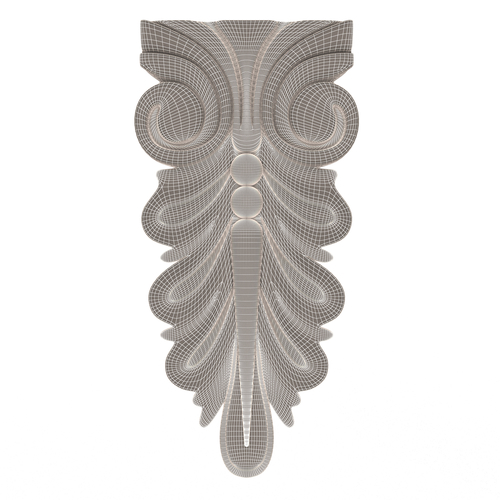 Corbel Carved 04 3D Print 500164