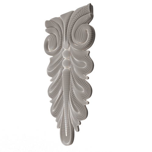 Corbel Carved 04 3D Print 500166