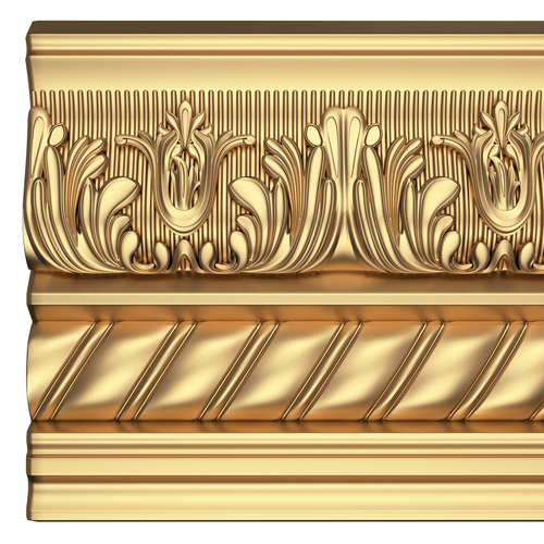 Cornice Decoration Molding 02 3D Print 500227