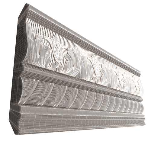 Cornice Decoration Molding 02 3D Print 500230